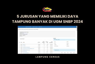 5 Jurusan yang memiliki daya tampung banyak di UGM SNBP 2024