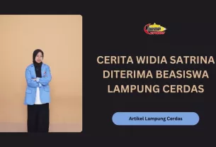 Widia Satrina Diterima Beasiswa Lampung Cerdas