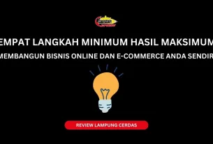 EMPAT LANGKAH MINIMUM HASILMAKSIMUM : MEMBANGUN BISNIS ONLINE DAN E-COMMERCE ANDA SENDIRI.