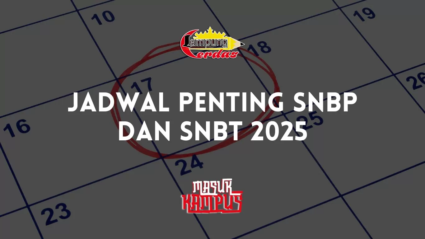 jadwal penting snbp dan snbt 2025